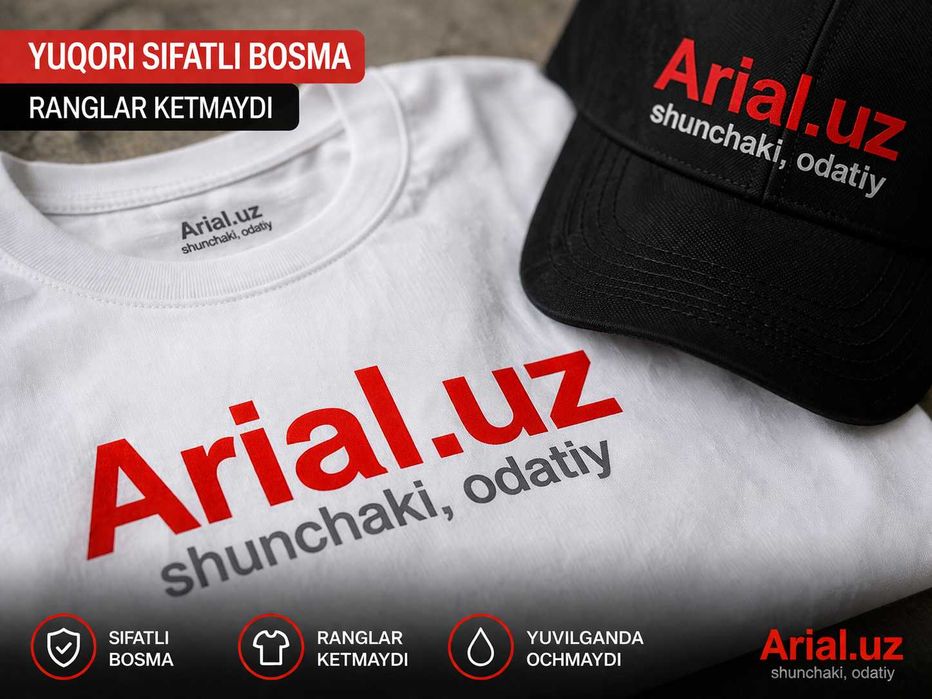 Futbolka print Toshkent 20 dona dan boshlab