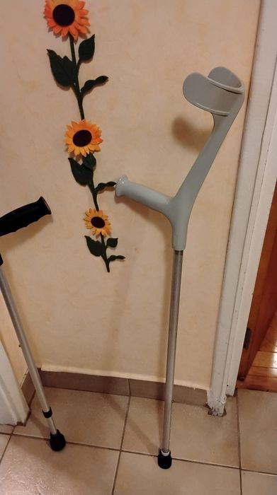 2 bastoane/cârjă  ortopedic/ă