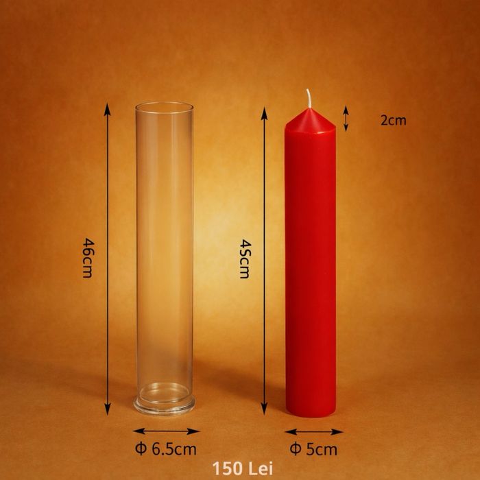 Matrita silicon si acril pentru lumanari decorative, botez si cununie