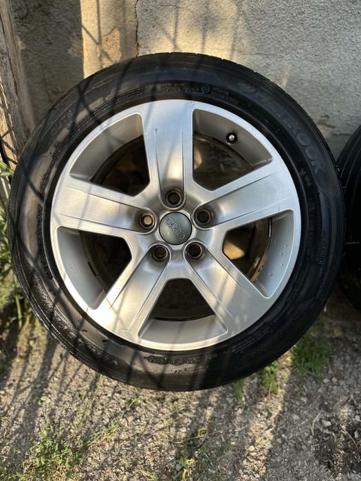 Ауди Джанти 4бр летни гуми Hankook  205/55/16
