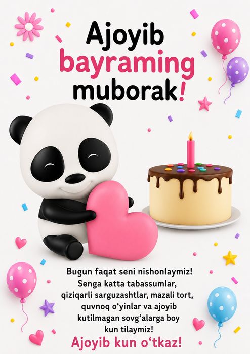 Bolalar uchun tugulgan kun rasmlari