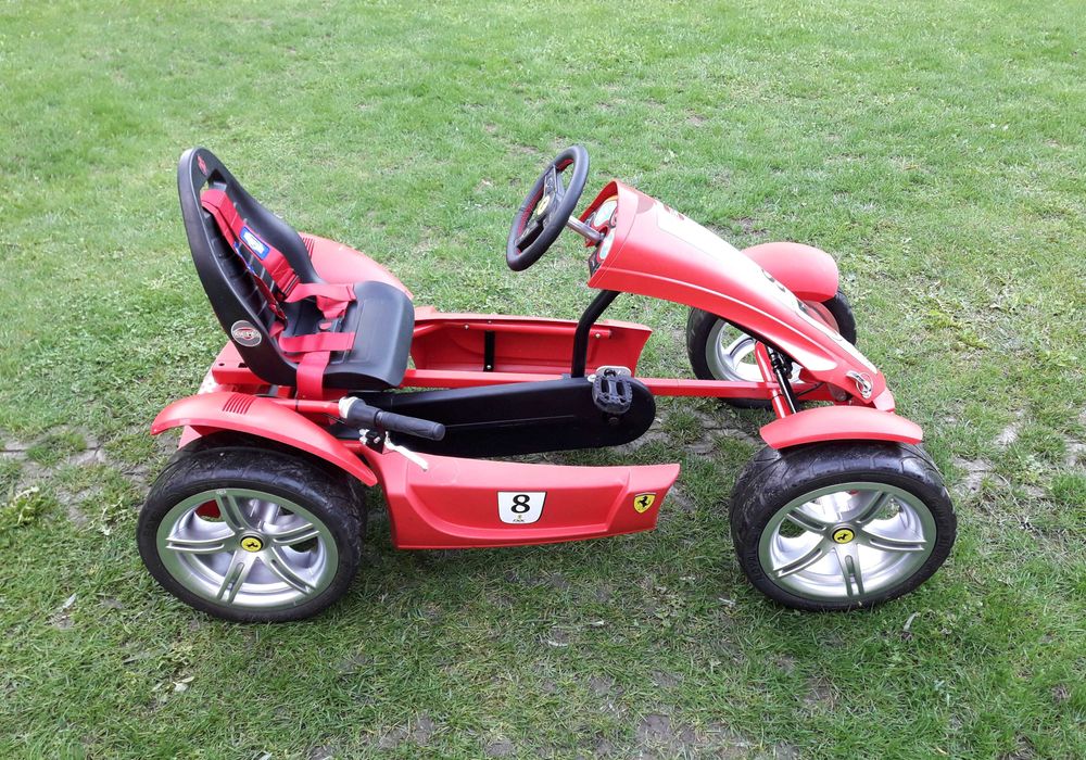 Cart (Kart) cu pedale Berg Ferrari FXX Exclusive BF-7, 7 viteze – roșu