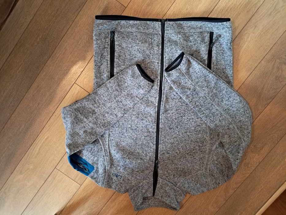 CMP мъжки суичър с цип сив -М