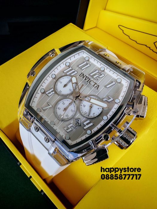 INVICTA Ghost white 47 mm, нов ръчен часовник