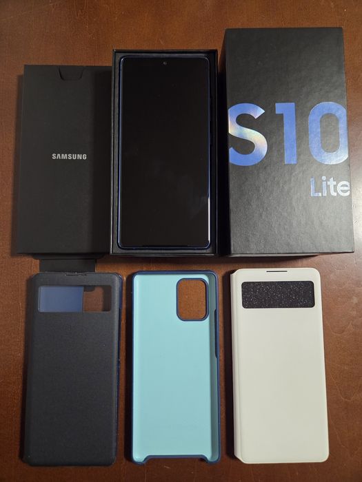 SAMSUNG Galaxy S10 Lite, 128GB, 8GB RAM, Dual SIM, Prism Blue + 3 huse