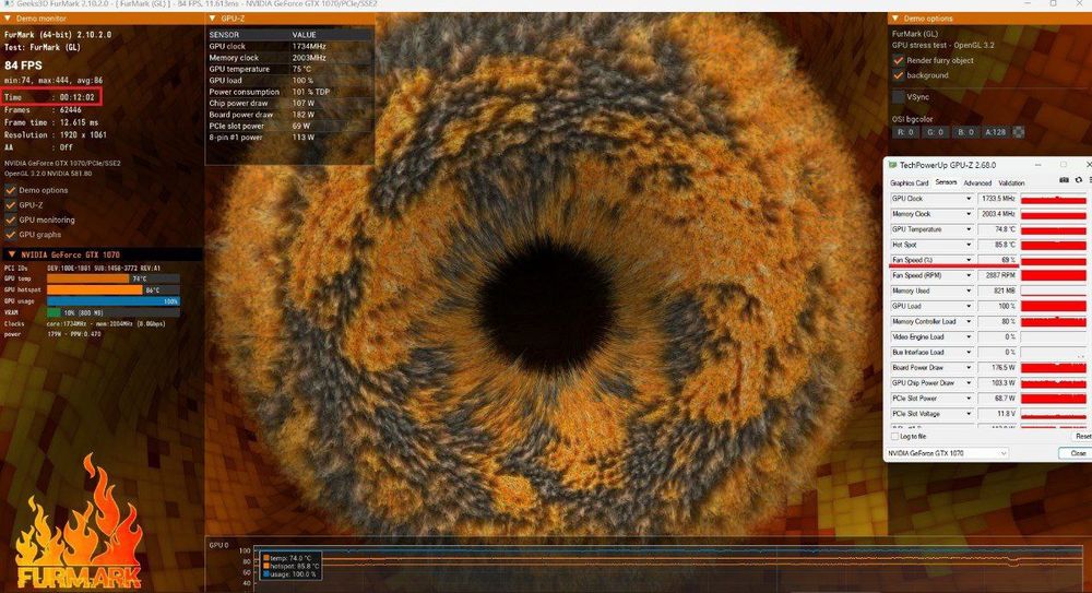 Видеокарта NVIDIA GeForce Gigabyte GTX 1070 G1 Gaming 8G