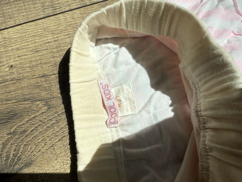 Комплект тениска и поличка за бебе – 12 месеца