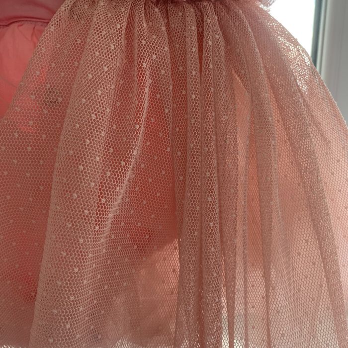 Rochie din tulle pentru botez/ocazie masura 68 (3-6 luni)