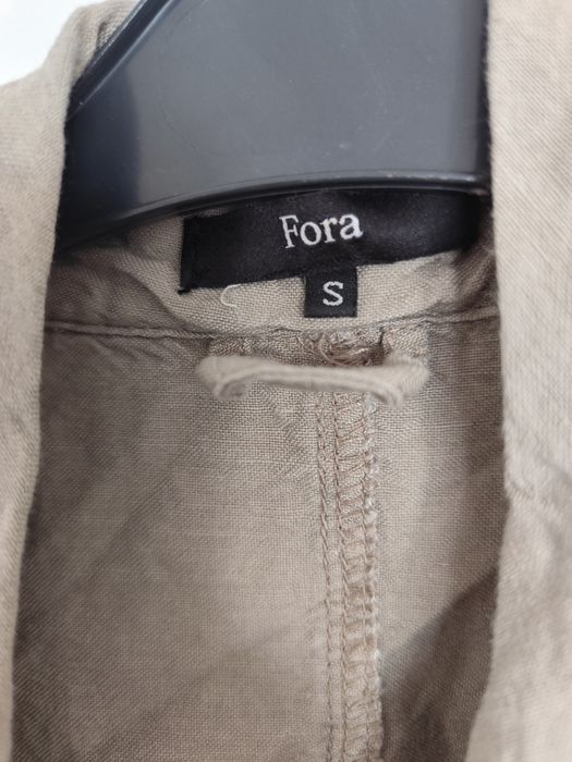 Fora cardigan scurt din in