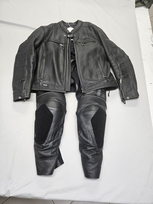 Costum moto din piele FLM 58-60 XXL