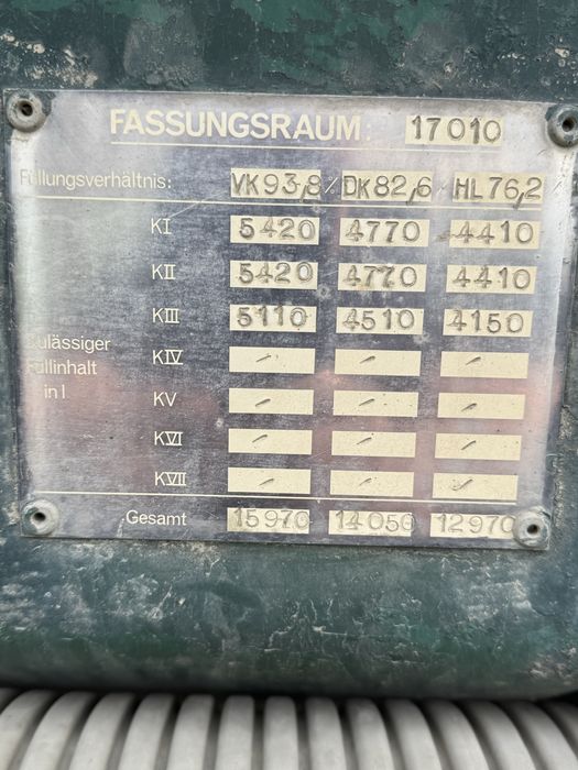 Алуминиева Цистерна 17010л