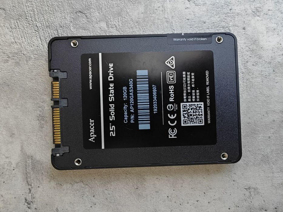 Продаётся Apacer SSD накопитель