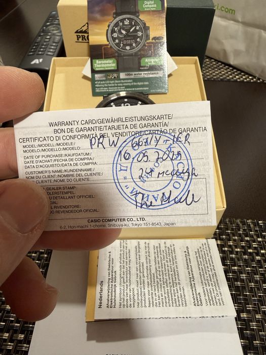 Casio PRO TREK  PRW-6621Y-1ER