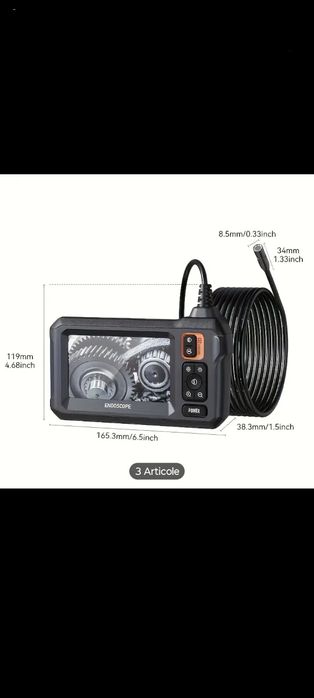 Endoscop Industrial profesional 10m