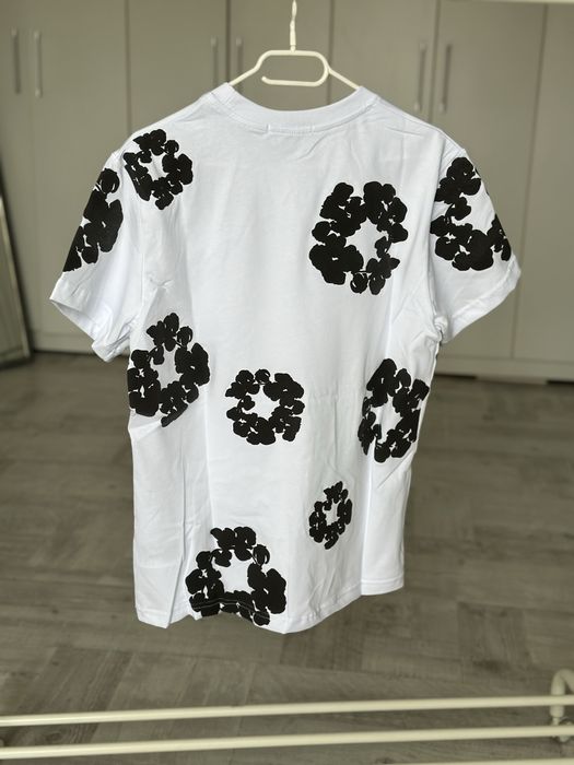 Tricou Denim Tears Essentials Off White Amiri