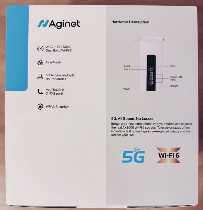 Router Wireless TP-Link NX510v, 5G cu slot de SIM, AX3000, wi-fi 6