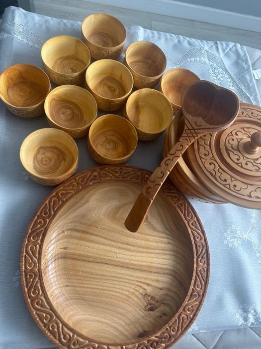 Новый Кымыз набор астау деревяный кумыс набор табак