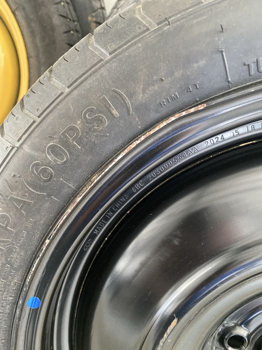Резервна гума патерица T125/80R17   / 5x108