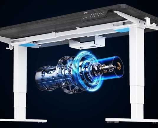 Cadru birou reglabil electric 2 motoare – 3 nivele, 120 kg, cu memorie - LIVRARE GRATUITA !