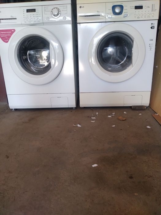 Продам      стиральные      машинки    Б.у    марка   Lg , Холодильник