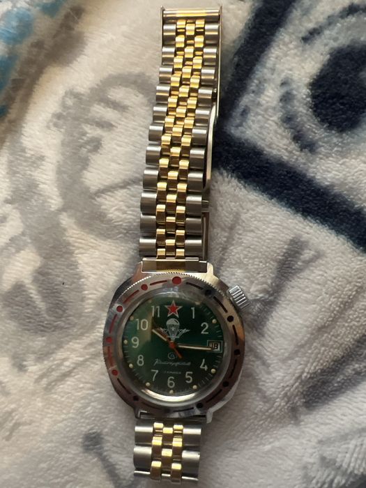Ceas Vostok Amphibian „Butoiaș” (Barrel Case)- ceas mecanic rusesc de epocă Vostok Komandirskie