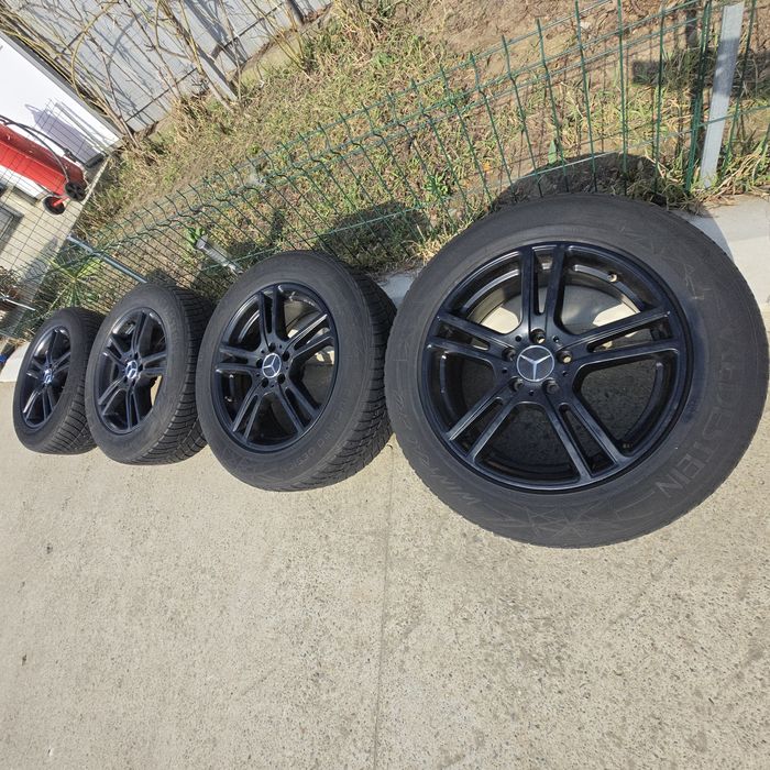 Set de roti cu jante din aluminiu culoare negru pt Mercedes GLC