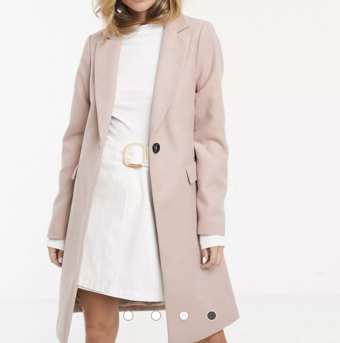 S размер DKNY палто , кожено яке с естествен пух,New Look тренч палто