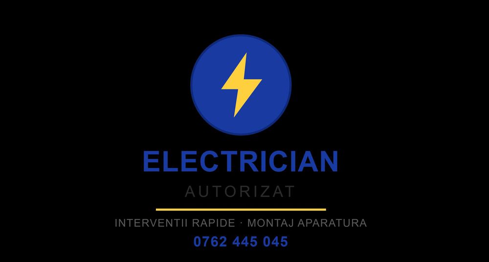 Electrician Autorizat – Intervenții Rapide, Instalații și Montaj Aparatură
