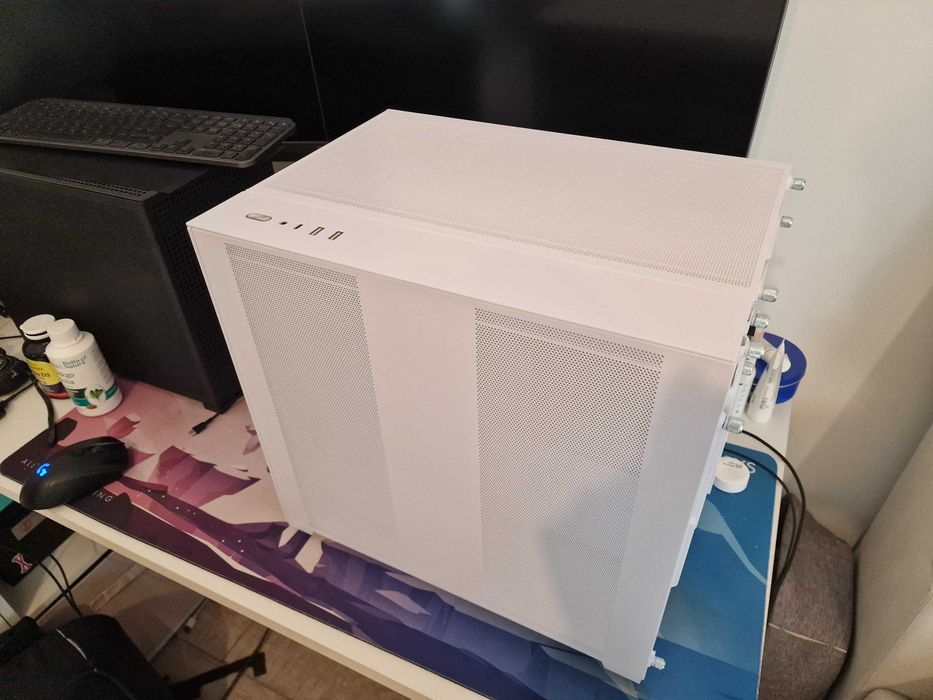 Carcasa Lian Li O11 Air Mini Tempered Glass White O11AMW