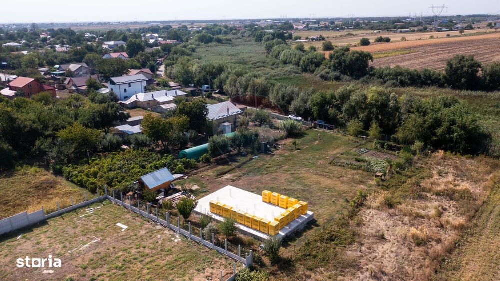 Vanzare - casa noua cu 4 camere langa Bucuresti (Postavari - Calarasi)