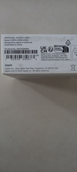 Căști Apple Airpods 4,Active Noise Cancellation