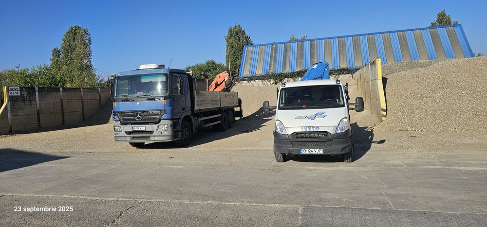Transport,inchiriere camion si camioneta  cu macara