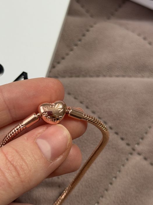 Bratara Pandora din Argint 925, placata cu aur roz