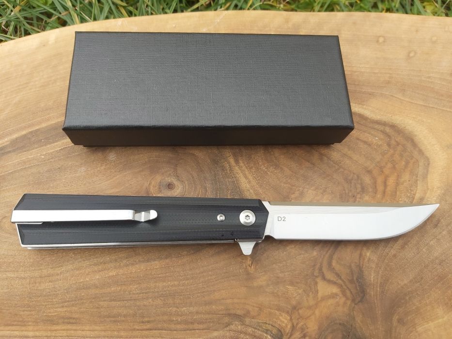 Сгъваем джобен нож стомана D2, D112