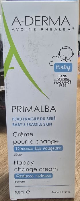 A-Derma Primalba - крем при смяна на пелени