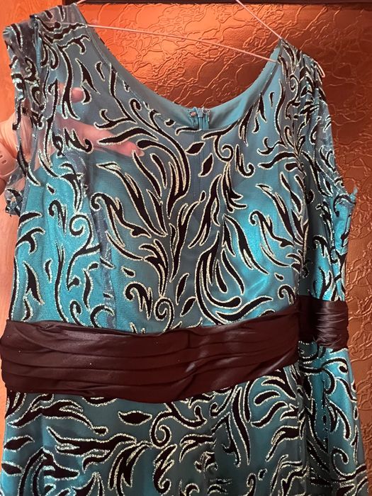 Rochie ocazie turcoaz - marime mare