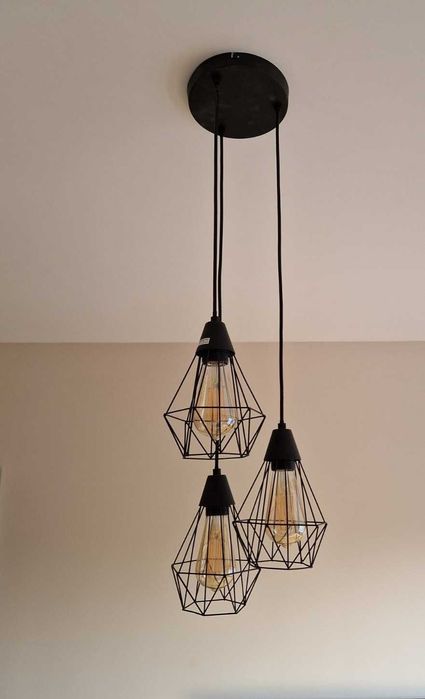 Полилей с 2 настолни лампи