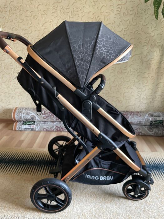 СРОЧНО ПРОДАМ НОВУЮ Коляску !!!Детская Новая Коляска UNING BABY чёрный