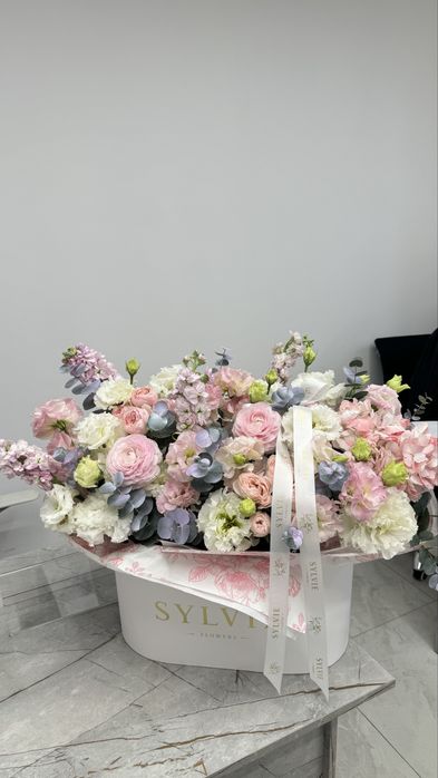 Букет на карзинке