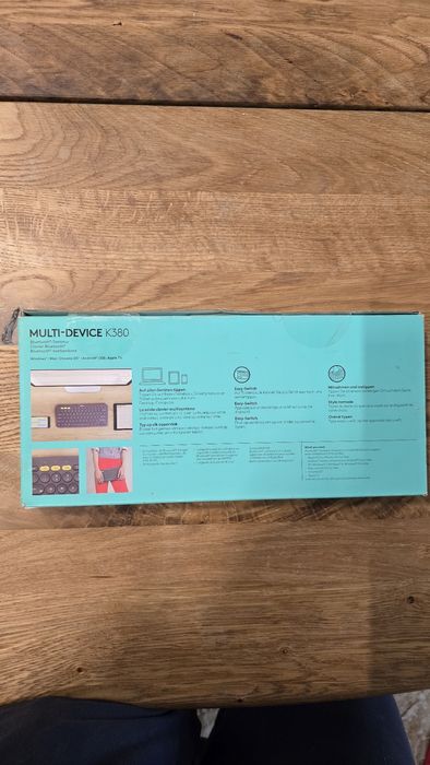 Tastatura Wireless LOGITECH K380, Bluetooth, Layout US INT, gri