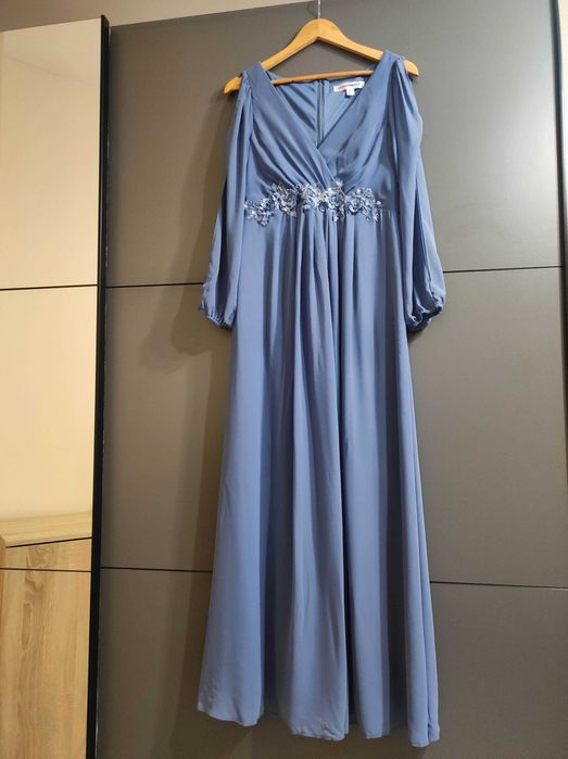 Синя официална рокля