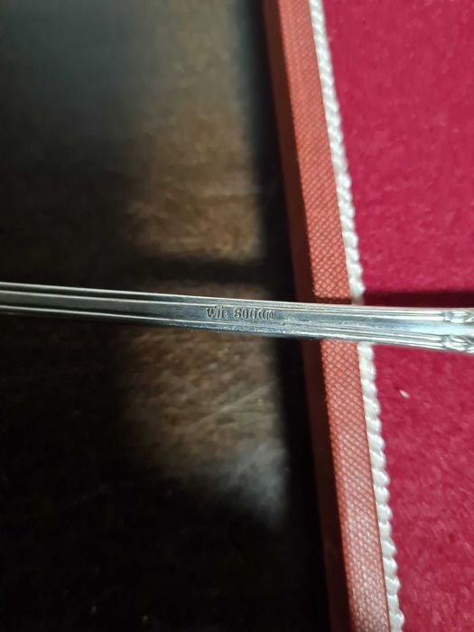 Комплект за сервиране на салата, сребро 800, 165 гр.