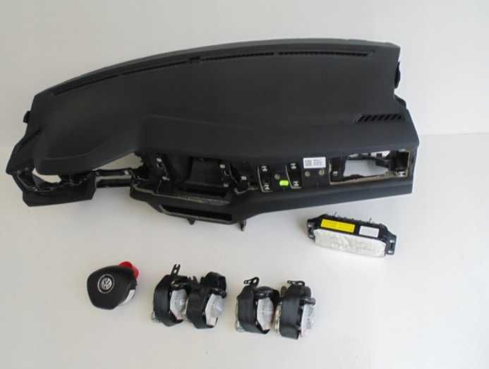 VW Polo 2g - plansa de bord - kit airbag - set centuri de siguranta