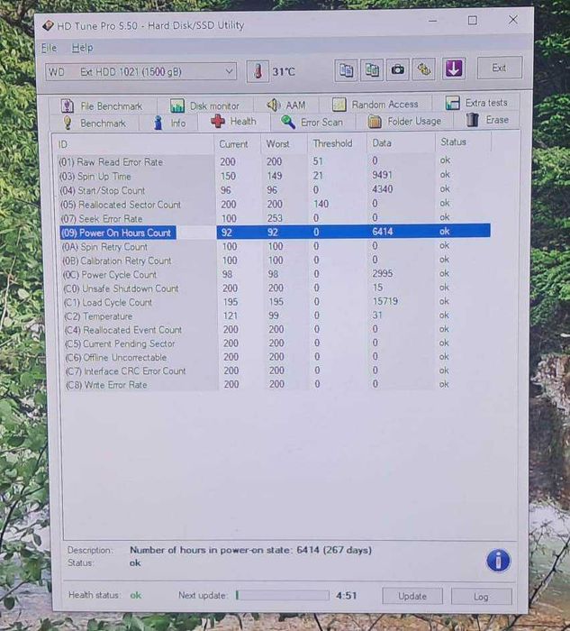 HDD extern WD de 1.5 TB, 3.5'