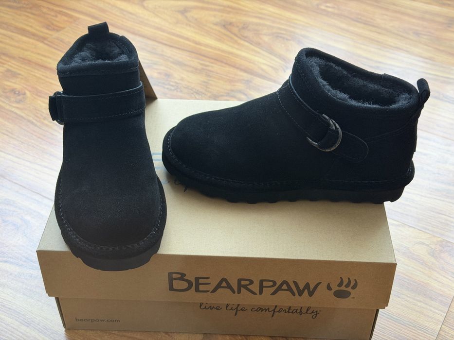 Ghete piele intoarsa marime 36