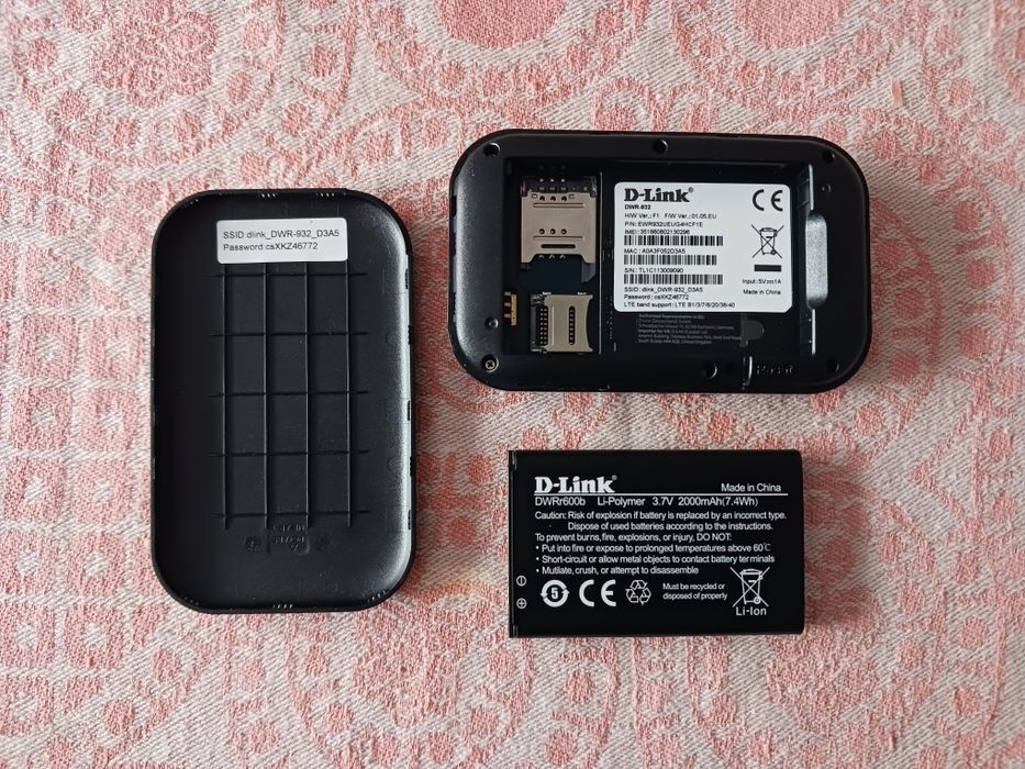 Router Portabil 4G D-Link cu SIM Modem WiFi Hotspot decodat