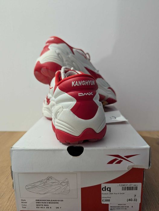 Reebok x KANGHYUK DMX Run 6 Modern „Star White Red” – US 8 / EU 40.5 / CM 26 - NOU