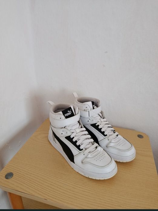 Adidași Puma alb/negru