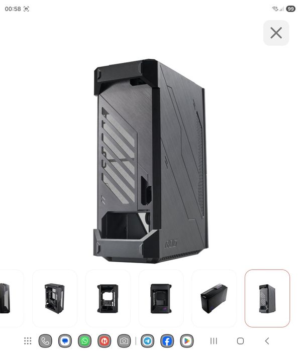 Корпус ASUS ROG Z11 GR101 черный