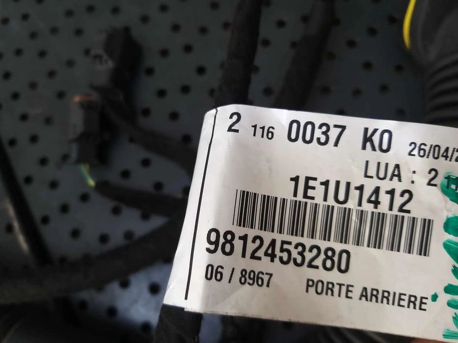 Cablaj instalatie electrica usa stanga spate opel vivaro c 9812453280